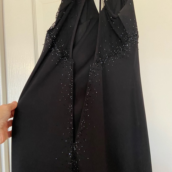 🌺Dave & Johnny by Laura Ryner, Long Black Gown 7/8)🌺 - Picture 9 of 16